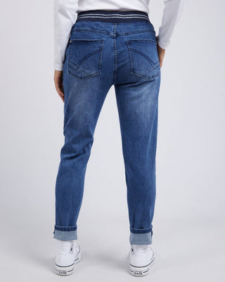 Elm Melody Denim Jogger - Dusty Blue | Pink Poppies