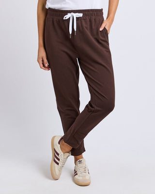 Elm Pant Lobby - Coffee Bean | Pink Poppies