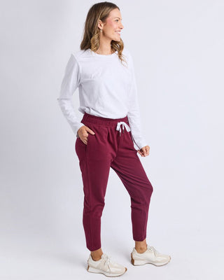 Elm Pant Lobby - Plum | Pink Poppies