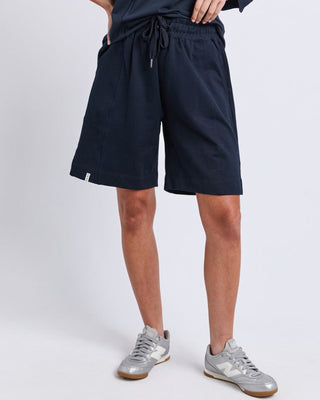 Elm Summer Fleece Short - Navy [sz:size 10]