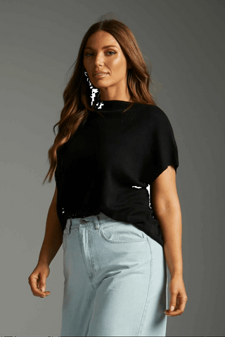 Endless Fortune Fortuitous Knit - Black | Pink Poppies