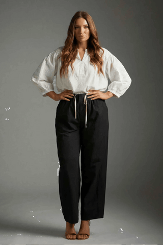 Endless Fortune Good Karma Pant - Black | Pink Poppies