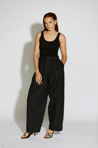 Endless Fortune Good Karma Pant - Black | Pink Poppies