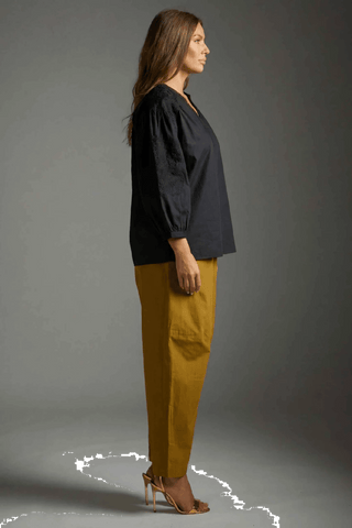 Endless Fortune Good Karma Pant - Chartreuse | Pink Poppies