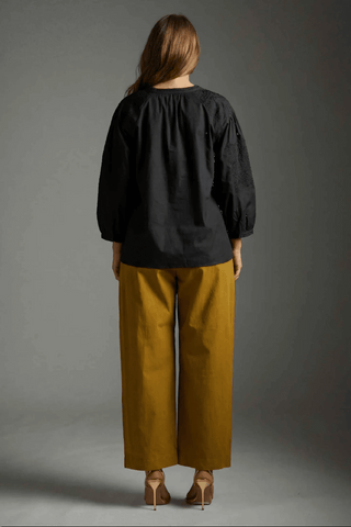 Endless Fortune Good Karma Pant - Chartreuse | Pink Poppies