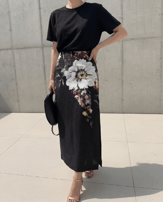 Endless Fortune Providence Skirt | Pink Poppies