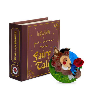 Erstwilder Brooch - Accursed Gentleman | Pink Poppies