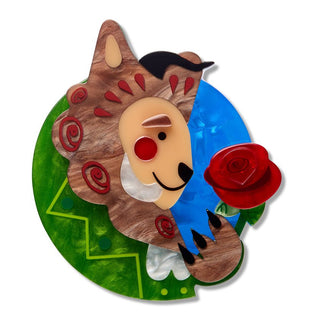 Erstwilder Brooch - Accursed Gentleman | Pink Poppies