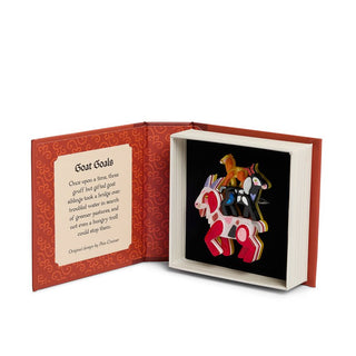Erstwilder Brooch - Goats Goals | Pink Poppies