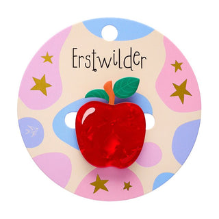 Erstwilder Brooch Mini - Apple | Pink Poppies