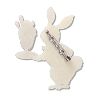 Erstwilder Brooch - Rabbit Waiter | Pink Poppies