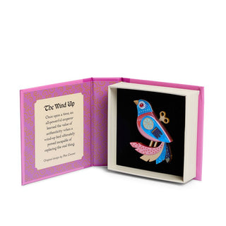 Erstwilder Brooch - The Wind Up | Pink Poppies