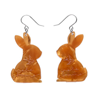 Erstwilder Earrings - Maple The Bunny | Pink Poppies