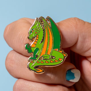 Erstwilder Enamel Pin - Impressive Scale | Pink Poppies