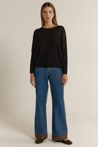Fate & Becker Charlie Knit - Black | Pink Poppies