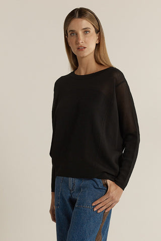 Fate & Becker Charlie Knit - Black | Pink Poppies