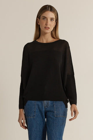 Fate & Becker Charlie Knit - Black | Pink Poppies