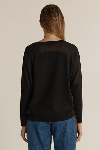 Fate & Becker Charlie Knit - Black | Pink Poppies