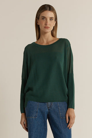 Fate & Becker Charlie Knit - Forest Green | Pink Poppies
