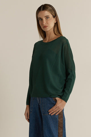 Fate & Becker Charlie Knit - Forest Green | Pink Poppies