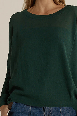 Fate & Becker Charlie Knit - Forest Green | Pink Poppies