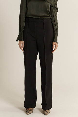 Fate & Becker Pia Ponte Pant - Black | Pink Poppies