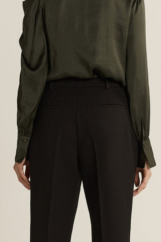Fate & Becker Pia Ponte Pant - Black | Pink Poppies