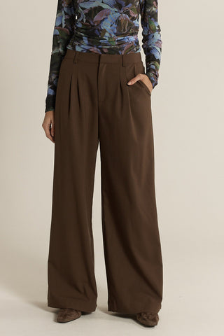 Fate & Becker Roan Front Pleat Pant | Pink Poppies