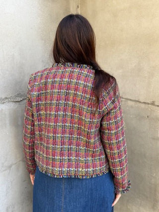 Foil Coat Full Tweed Ahead - Carnival | Pink Poppies
