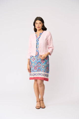 Foil Gather Again Jacket - Pale Pink [sz:size 10]