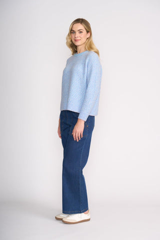 Foil Jean Olives - Indigo | Pink Poppies