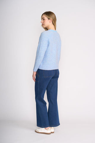 Foil Jean Olives - Indigo | Pink Poppies