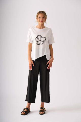 Foil Limitless Pant - Black | Pink Poppies