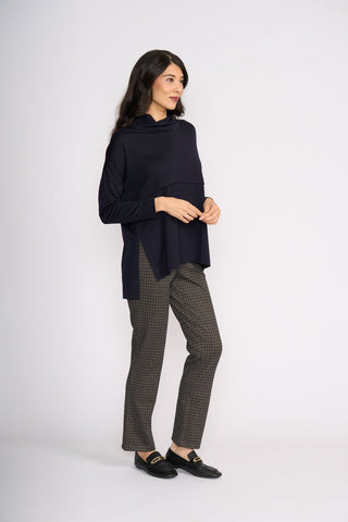 Foil Pic Of The Bunch Trouser - Gridlock | Pink Poppies