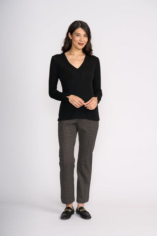 Foil Pic Of The Bunch Trouser - Gridlock | Pink Poppies