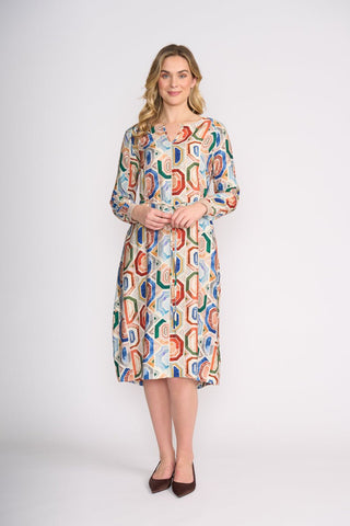 Foil Razzle Dazzle Dress - Geologic | Pink Poppies