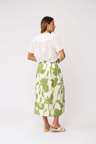 Foil Speaks Volumes Skirt - Zinnia [sz:size 10]