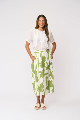 Foil Speaks Volumes Skirt - Zinnia [sz:size 10]