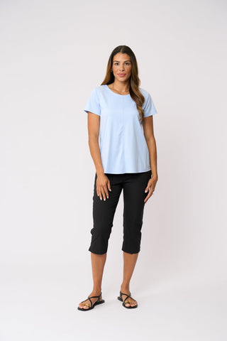 Foil Split Enz Pant - Black | Pink Poppies