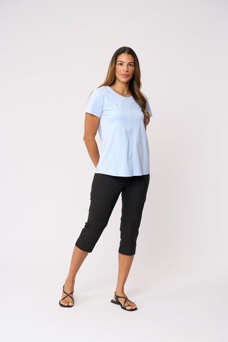 Foil Split Enz Pant - Black | Pink Poppies