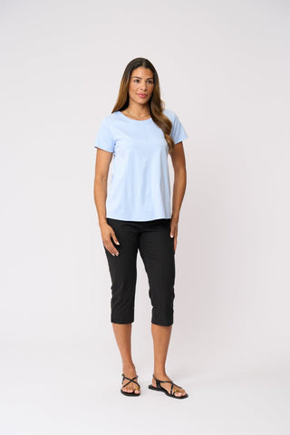 Foil Split Enz Pant - Black | Pink Poppies