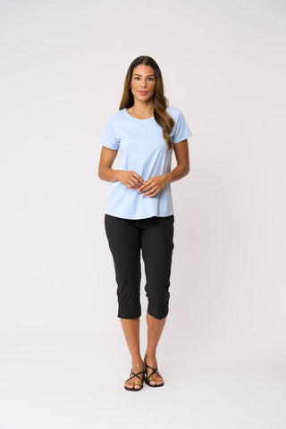 Foil Split Enz Pant - Black | Pink Poppies