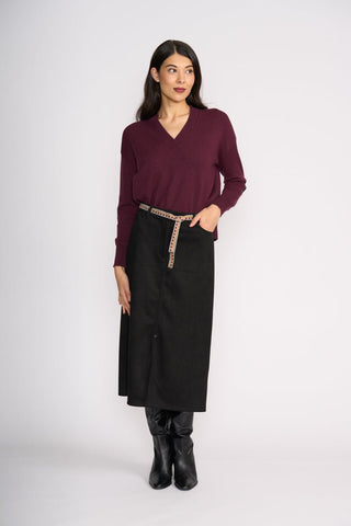 Foil Suede Dreams Skirt | Pink Poppies