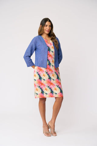Foil Sun-sational Dress - Flower Burst | Pink Poppies