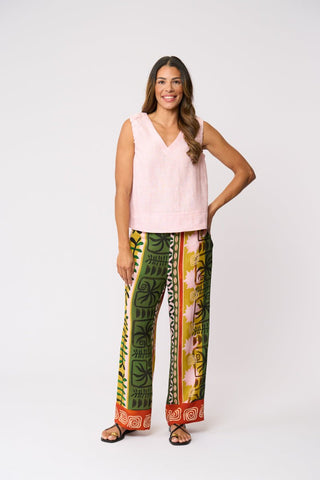 Foil Take The Plunge Tank - Pale Pink [sz:size 8]