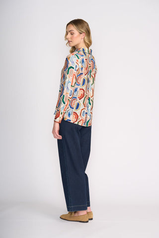 Foil Take Two Shirt - Geologic | Pink Poppies