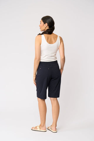 Foil Tee-rific Short - True Navy | Pink Poppies