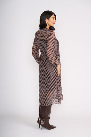 Foil Tinder Twirl Dress - Deco | Pink Poppies