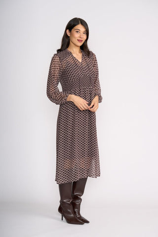 Foil Tinder Twirl Dress - Deco | Pink Poppies