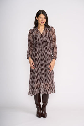 Foil Tinder Twirl Dress - Deco | Pink Poppies